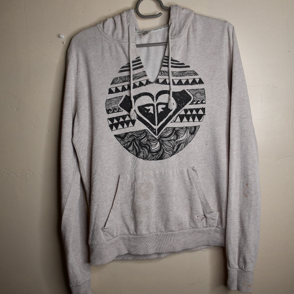 Beige Roxy Hoodie Size S